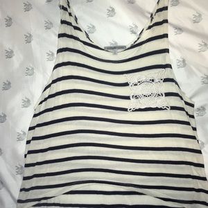 CHARLOTTE RUSSE- striped tank top